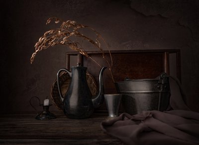 Stimmungsvolles rustikales Stillleben von Margareth Perfoncio