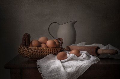 Rustikales Backen Stillleben von Margareth Perfoncio