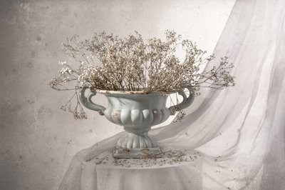 Shabby Chic Blumen Stillleben von Margareth Perfoncio