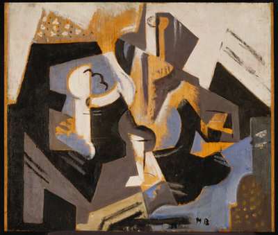 Kubistisches Stillleben in Blau und Grau von Maria Blanchard