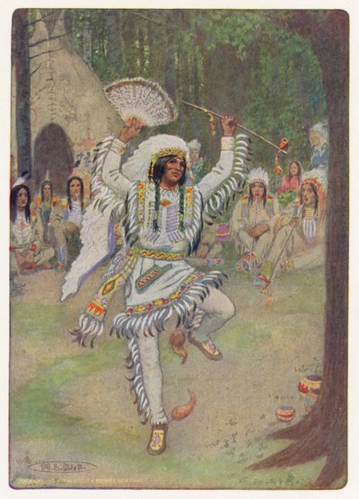 Illustration für Hiawatha von Longfellow von Maria Louise Kirk