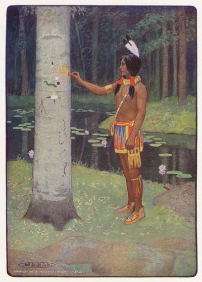 Illustration für Hiawatha von Longfellow von Maria Louise Kirk