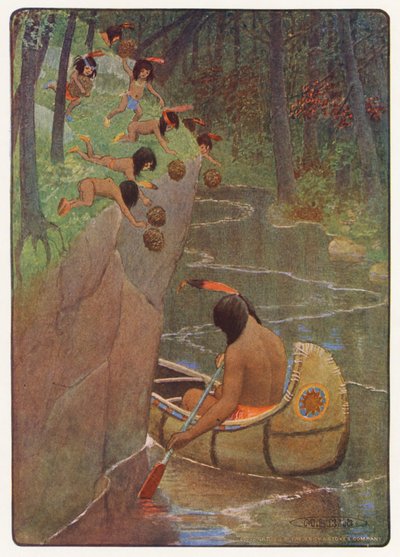 Illustration für Hiawatha von Longfellow von Maria Louise Kirk