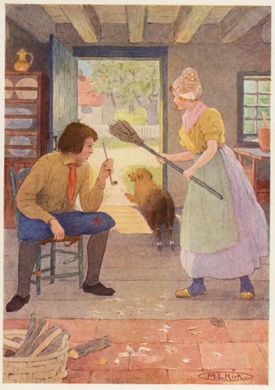 Illustration zur Geschichte von Rip Van Winkle von Maria Louise Kirk