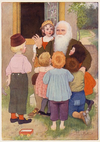 Illustration für die Geschichte von Rip Van Winkle von Maria Louise Kirk