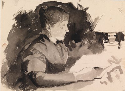 Lesende Frau von Maria Wiik