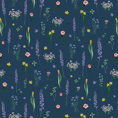 Krönungsblumen, blau von Marianna Kulukundis