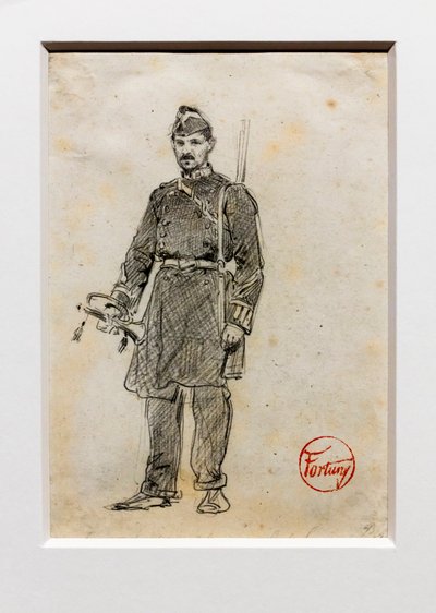 General Prims Trompete, um 1860 von Mariano Fortuny
