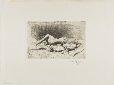 Mann rollt von Mariano Fortuny y Marsal