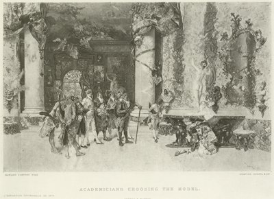 Akademiker wählen das Modell von Mariano José María Bernardo Fortuny y Carbó
