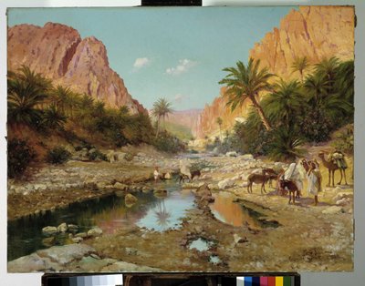 Die Schluchten von El Kantara im Süden Algeriens von Marie Dominique Siciliano