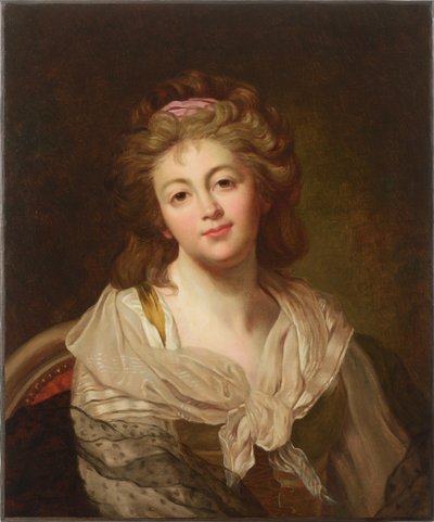 Selbstporträt, zweite Hälfte des 18. Jahrhunderts von Marie Genevieve Bouliard