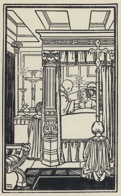 Illustration für Der Traum von Gerontius von Kardinal Newman von Marie Preaud Webb