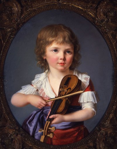 Meister Henri Gabiou spielt die Violine von Marie Victoire Lemoine