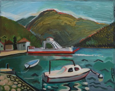Boote im Bergeshafen von Marina Gorkaeva