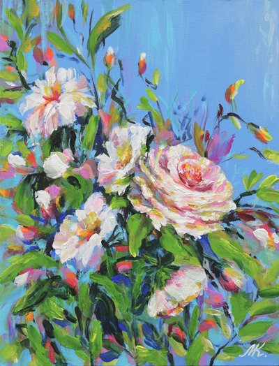 Lebendiger Blumenstrauß von Marina Kozyr