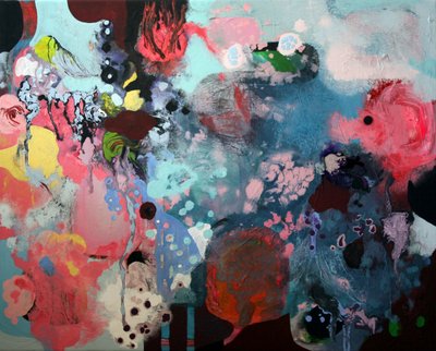 Lebendiger Abstrakter Fluss von Marina Nelson