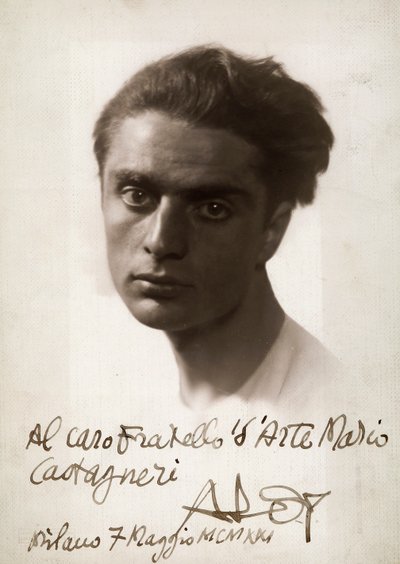 Porträt des Malers Roberto Aloy, 07/06/1921 von Mario Castagneri