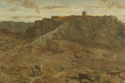 Gebirgslandschaft in Ägypten von Marius Alexander Jacques Bauer