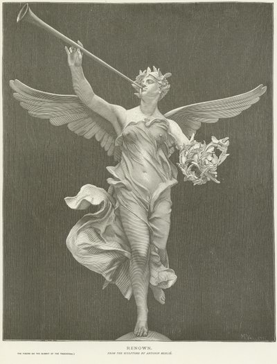 Allegorie des Ruhms von Marius Jean Antonin Mercie