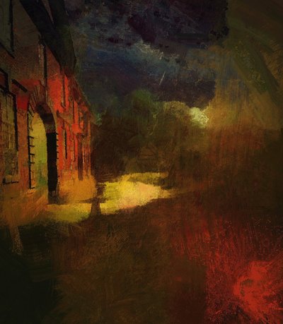 Calke Abbey mit Meteoritenschauer von Mark Gordon