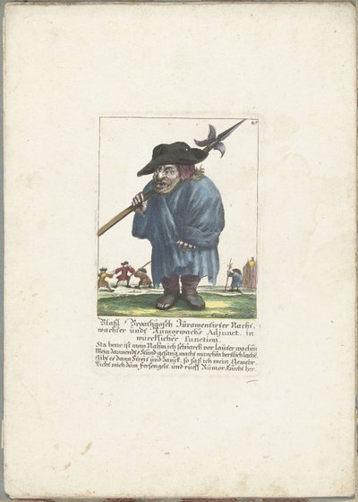 Der Zwerg Blaßl Broatgosch, ca. 1710 von Martin Engelbrecht (attributed to)