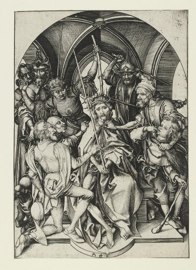 Christus mit Dornenkrone, spätes 15. Jahrhundert von Martin Schongauer