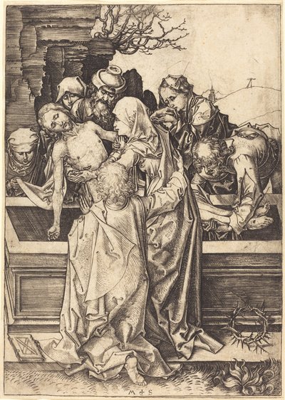Die Grablegung von Martin Schongauer