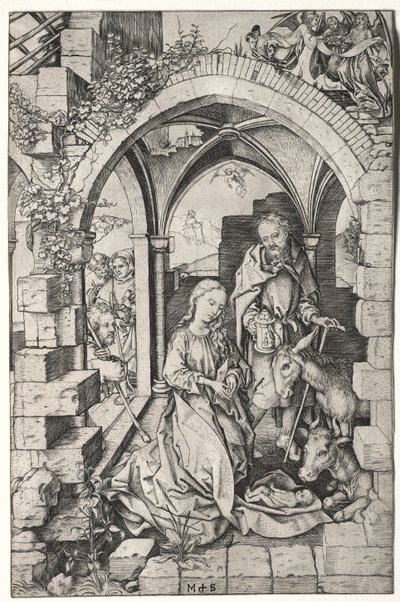 Die Geburt Christi von Martin Schongauer