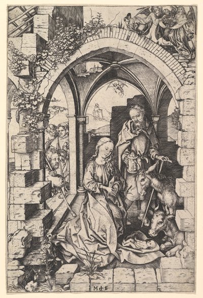 Die Geburt Christi von Martin Schongauer