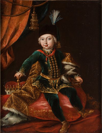 Porträt von Kaiser Joseph II. 1741-1790 als Kind von Martin van Meytens the Younger