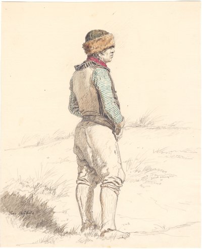 Der Fischer Lars Gayhede in Skagen von Martinus Rørbye