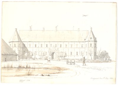Herrenhaus Voergaard von Martinus Rørbye
