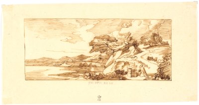 Landschaft mit biblischem Motiv von Martinus Rørbye