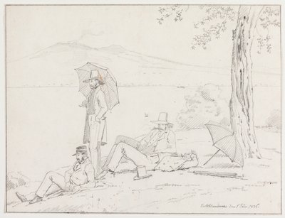 Rørbyes Reisegesellschaft in Castellammare von Martinus Rørbye
