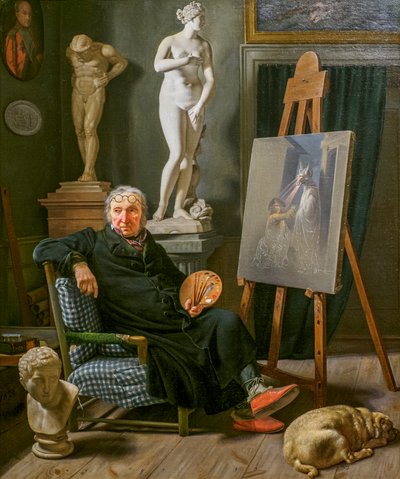 Der Maler Christian August Lorentzen von Martinus Rorbye