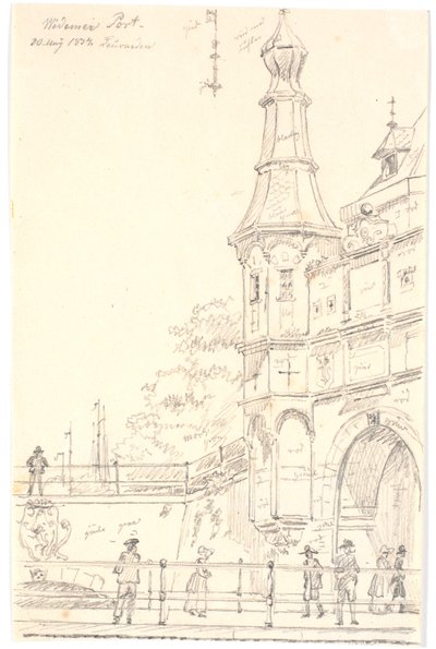 Widemer Hafen von Martinus Rørbye