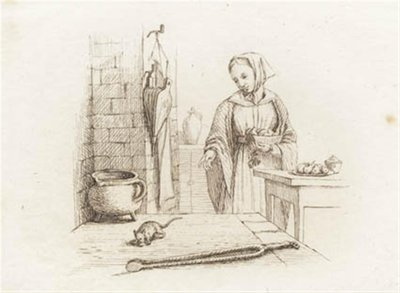 Illustration zu "Halvhundrede Fabler for Børn" von Hey von Martinus Rørbye