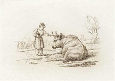 Illustration zu "Halvhundrede Fabler for Børn" von Hey von Martinus Rørbye