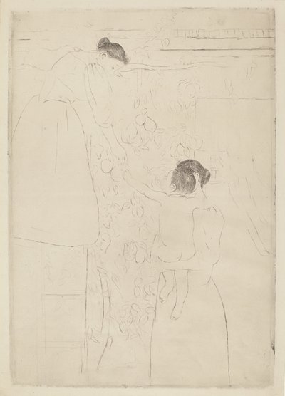 Früchte sammeln von Mary Cassatt