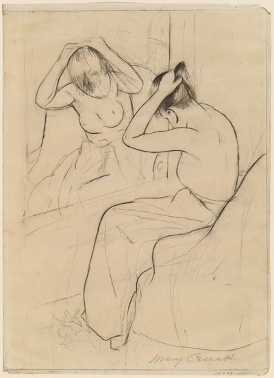 Die Frisur von Mary Cassatt