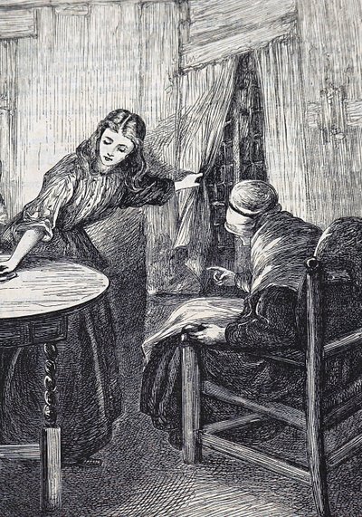 Eine Tochter und Mutter warten auf die Ankunft ihres Sohnes nach 10 Jahren Abwesenheit von Mary Ellen Edwards