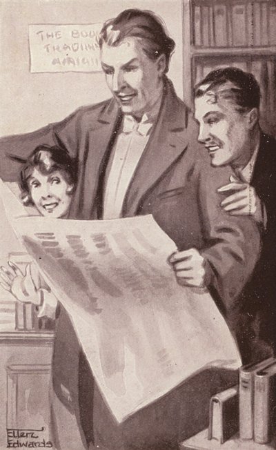 Illustration für Kipps von H.G. Wells (Lithografie) von Mary Ellen Edwards