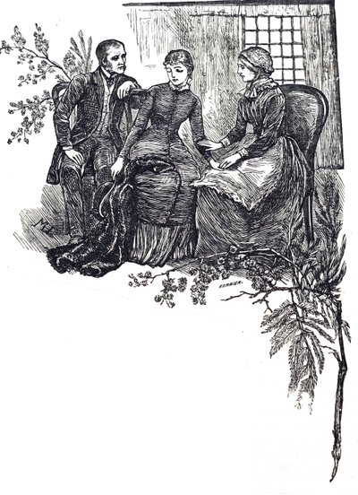 Eltern mit ihrer blinden Tochter von Mary Ellen Edwards