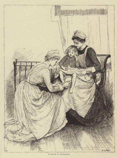 Illustration für Die Geschichte einer Krankenschwester, von Honnor Morten von Mary L. Gow
