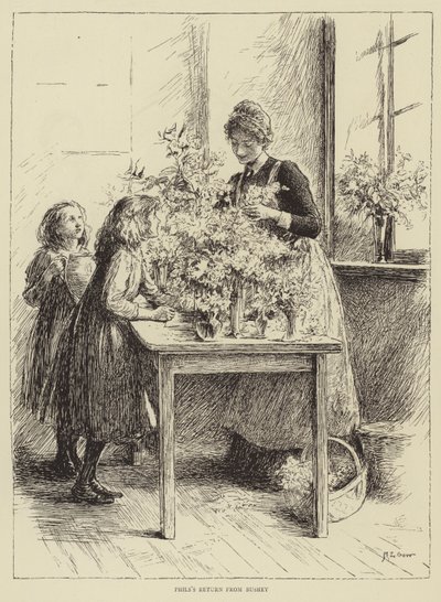Illustration für Die Geschichte einer Krankenschwester, von Honnor Morten von Mary L. Gow