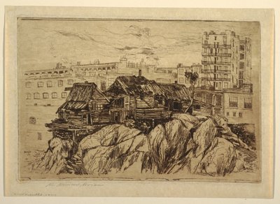 Die Klippenbewohner von New York von Mary Nimmo Moran