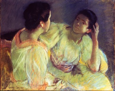 Das Gespräch, ca. 1896 von Mary Stevenson Cassatt