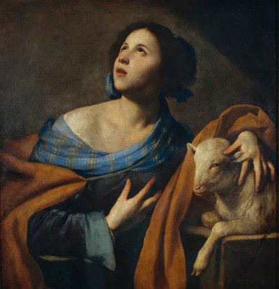Heilige Agnes von Massimo Stanzione