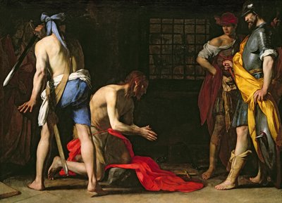 Die Enthauptung Johannes des Täufers, 1634 von Massimo Stanzione